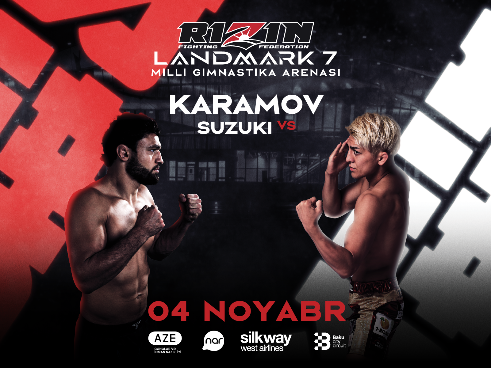 “Nar” beynəlxalq MMA yarışı “RIZIN” turnirinin rəsmi tərəfdaşıdır