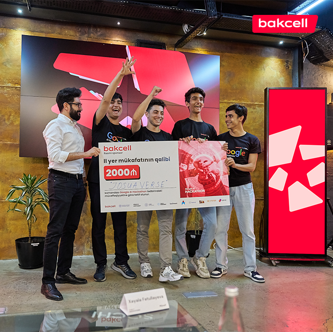 “Bakcell"in dəstəyi ilə "Google AI Hackathon" baş tutub