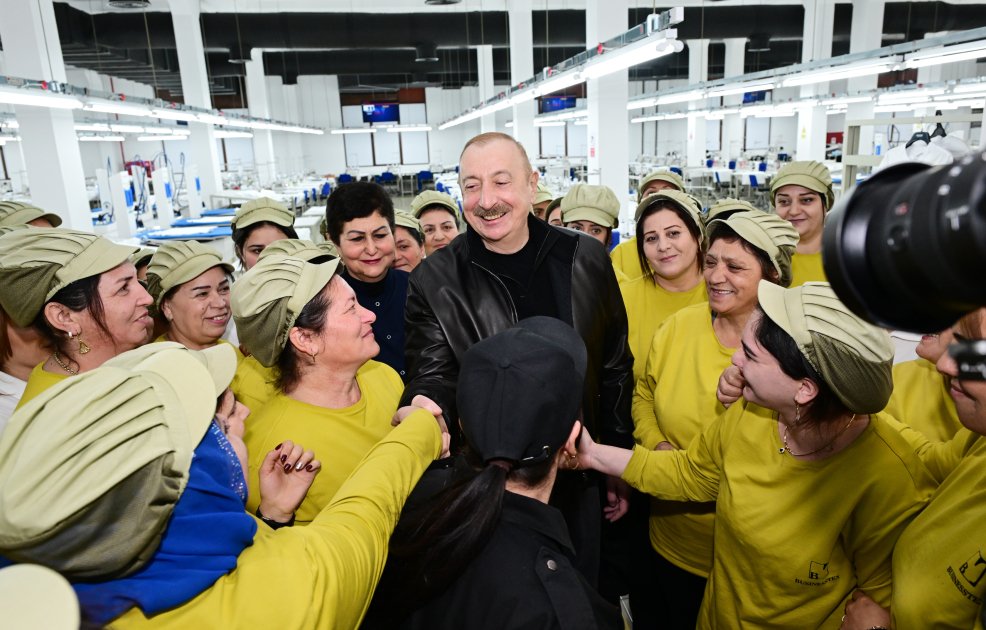 Azərbaycan-Özbəkistan birgə müəssisəsi olan Xankəndi tikiş fabriki ilə tanışlıq YENİLƏNİB