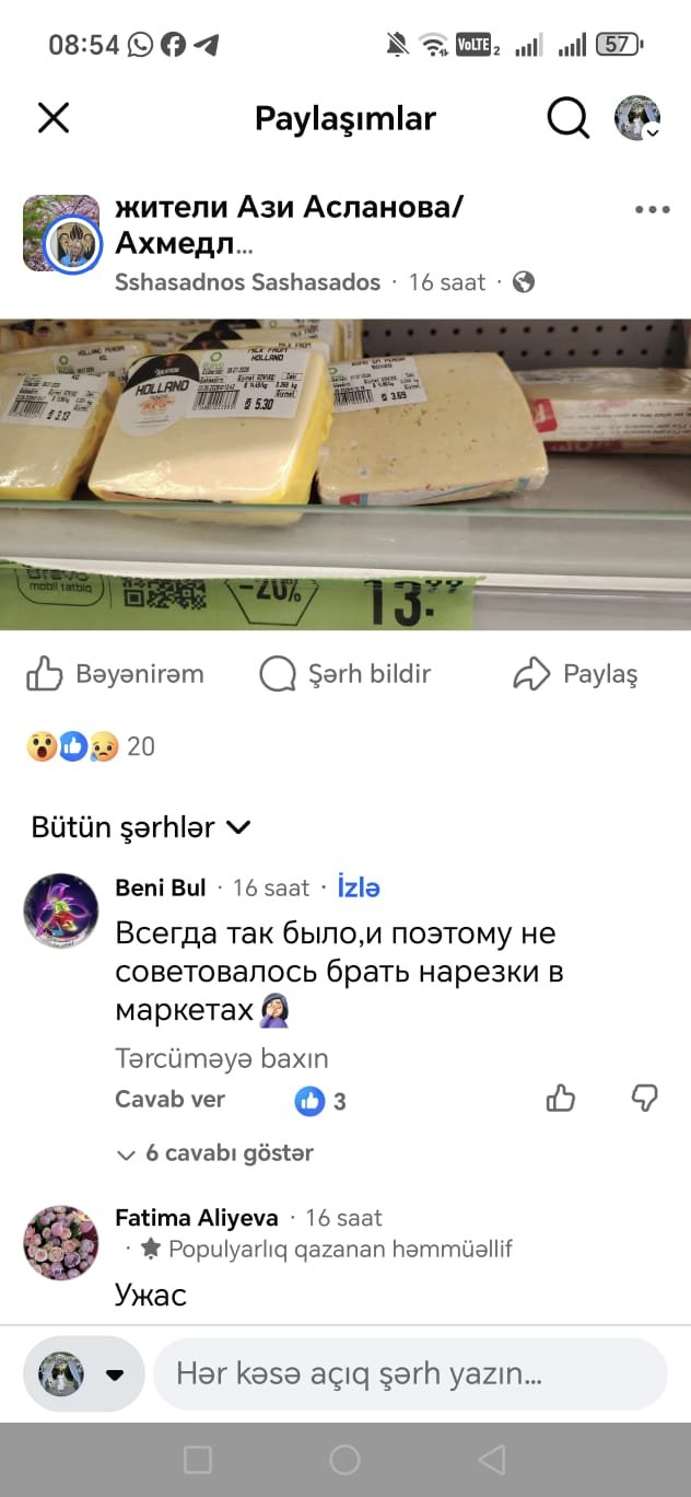 "Bravo"da kiflənmiş "Holland pendiri" satılıb? – Müştərilərdən ard-arda şikayətlər