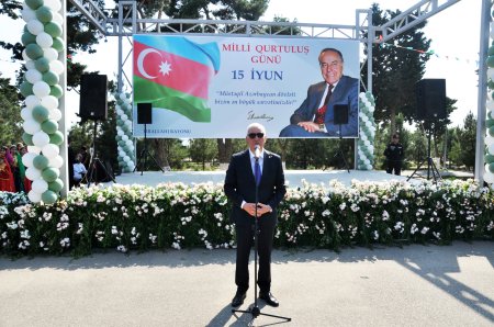 ​Vasif İmanov: 15 İyun-Milli Qurtuluş Günü münasibətilə təntənəli ümumrayon tədbiri keçirilmişdir