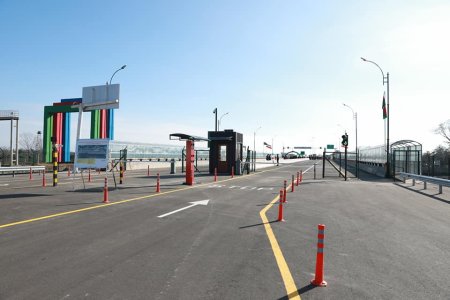 Azərbaycan-İran dövlət sərhədində Astaraçay üzərində avtomobil körpüsünün və modul tipli buraxılış məntəqəsinin açılışı olub