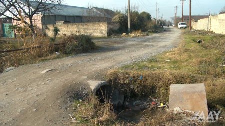 Göyçay rayonunda 9 yaşayış məntəqəsini birləşdirən yol əsaslı şəkildə təmir olunur VİDEO/FOTO