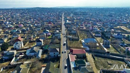 Saray qəsəbəsində Mikayıl Müşfiq küçəsi təmir edilib VİDEO/FOTO