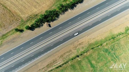 M2 magistralın 130 km-lik hissəsinin genişləndirilməsi işləri yekunlaşdırılır  VİDEO/FOTO