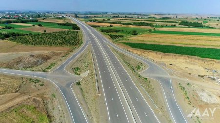 M2 magistralın 130 km-lik hissəsinin genişləndirilməsi işləri yekunlaşdırılır  VİDEO/FOTO