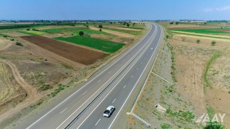 M2 magistralın 130 km-lik hissəsinin genişləndirilməsi işləri yekunlaşdırılır  VİDEO/FOTO