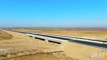 M2 magistralın 130 km-lik hissəsinin genişləndirilməsi işləri yekunlaşdırılır  VİDEO/FOTO