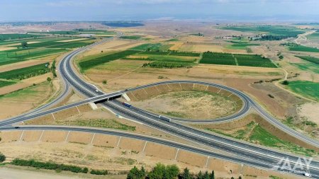 M2 magistralın 130 km-lik hissəsinin genişləndirilməsi işləri yekunlaşdırılır  VİDEO/FOTO