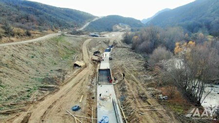 Kəlbəcər-Laçın avtomobil yolunun inşası uğurla davam etdirilir VİDEO/FOTO