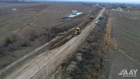 Qusarda 23 km uzunluğa malik avtomobil yolları əsaslı təmir olunur VİDEO/FOTO