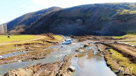 Yardımlıda 23.5 km uzunluğa malik avtomobil yollarının əsaslı təmirinə başlanılıb  VİDEO/FOTO