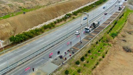 Zığ-Hava limanı avtomobil yolunda təmir-bərpa işləri aparılır