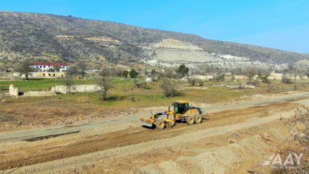 Ağdərə-Ağdam avtomobil yolunun inşasına başlanılıb