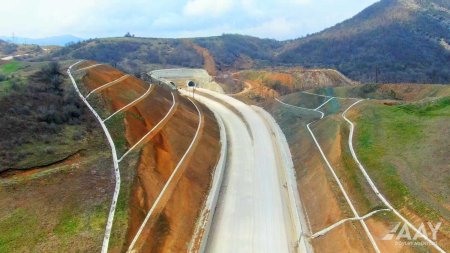 Əhmədbəyli-Füzuli-Şuşa yolunun beynəlxalq normalara uyğun tikintisi davam etdirilir VİDEO/FOTO