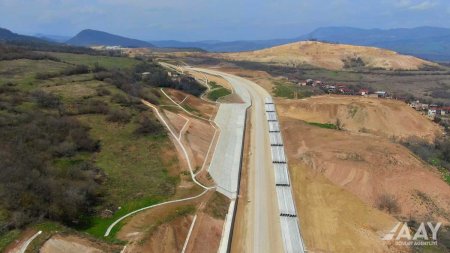 Əhmədbəyli-Füzuli-Şuşa yolunun beynəlxalq normalara uyğun tikintisi davam etdirilir VİDEO/FOTO