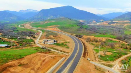 Əhmədbəyli-Füzuli-Şuşa yolunun beynəlxalq normalara uyğun tikintisi davam etdirilir VİDEO/FOTO