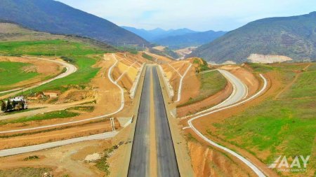 Əhmədbəyli-Füzuli-Şuşa yolunun beynəlxalq normalara uyğun tikintisi davam etdirilir VİDEO/FOTO