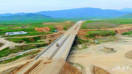 Əhmədbəyli-Füzuli-Şuşa yolunun beynəlxalq normalara uyğun tikintisi davam etdirilir VİDEO/FOTO