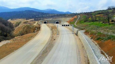 Əhmədbəyli-Füzuli-Şuşa yolunun beynəlxalq normalara uyğun tikintisi davam etdirilir VİDEO/FOTO