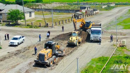 Xanməmmədli–Qaçaqkənd–Qırmızıkənd–Xol Qarabucaq–Xəzər yolunun tikintisi davam edir VİDEO/FOTO