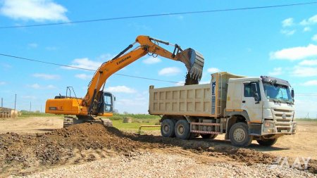 Xanməmmədli–Qaçaqkənd–Qırmızıkənd–Xol Qarabucaq–Xəzər yolunun tikintisi davam edir VİDEO/FOTO