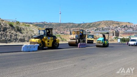 Mətbuat prospekti və Salyan şosesində təmir işləri davam etdirilir VİDEO/FOTO