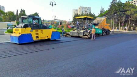 Yasamal rayonu, Mikayıl Müşfiq küçəsində təmir işləri davam etdirilir   VİDEO/FOTO