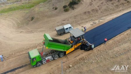 Yardımlıda 23.5 km uzunluğa malik avtomobil yollarının əsaslı təmiri yekunlaşır VİDEO/FOTO