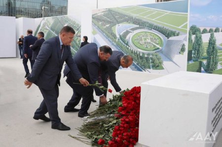 AAYDA-nın rəhbərliyi və əməkdaşları Zəfər parkında olublar FOTO