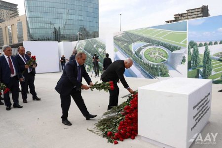 AAYDA-nın rəhbərliyi və əməkdaşları Zəfər parkında olublar FOTO