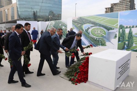 AAYDA-nın rəhbərliyi və əməkdaşları Zəfər parkında olublar FOTO