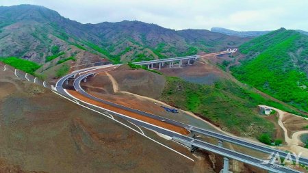 Əhmədbəyli-Füzuli-Şuşa yolu dünyada İnnovativ inşaat metodologiyası nominasiyasında 1-ci yeri tutub VİDEO/FOTO