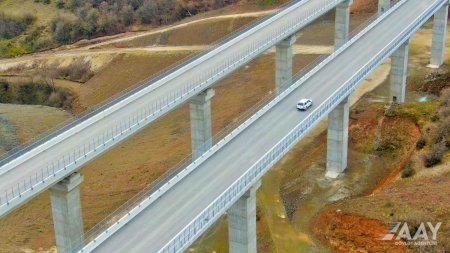 Əhmədbəyli-Füzuli-Şuşa yolu dünyada İnnovativ inşaat metodologiyası nominasiyasında 1-ci yeri tutub VİDEO/FOTO