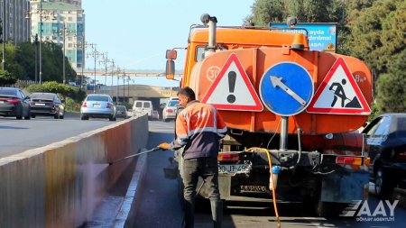 Tunel, körpü və keçidlərin təmizlənməsi işləri aparılıb VİDEO/FOTO